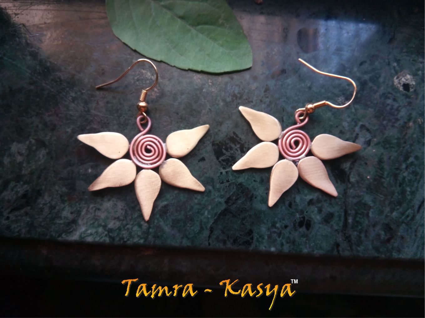 E22 sunflower earrings By Tamra-kasya