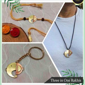 CU BR ganesha Rakhi by Tamra-kasya
