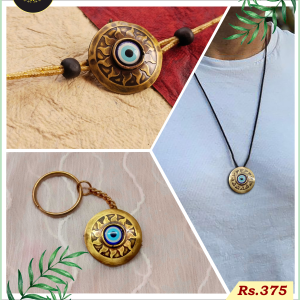 evile eye rakhi by Tamra-kasya
