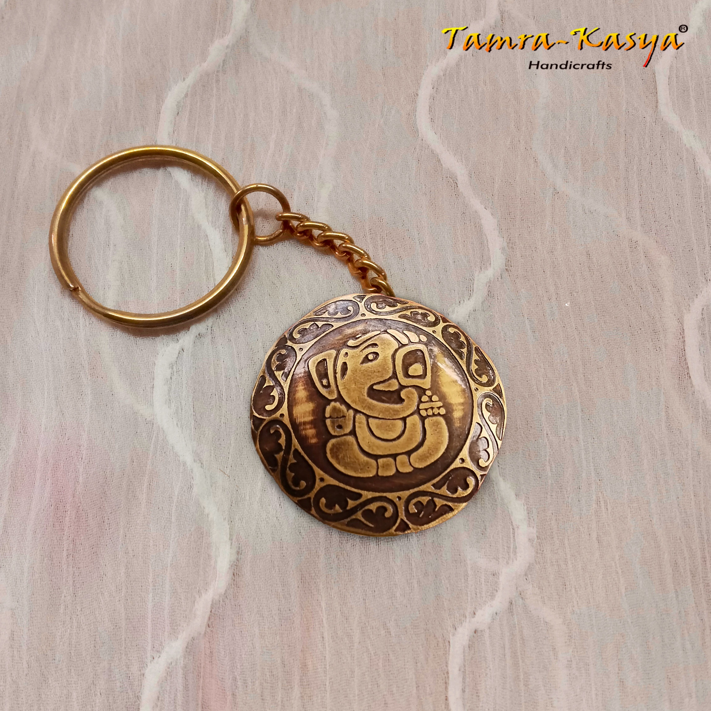 ganesha key chain Ganesha Rakhi by Tamra-kasya