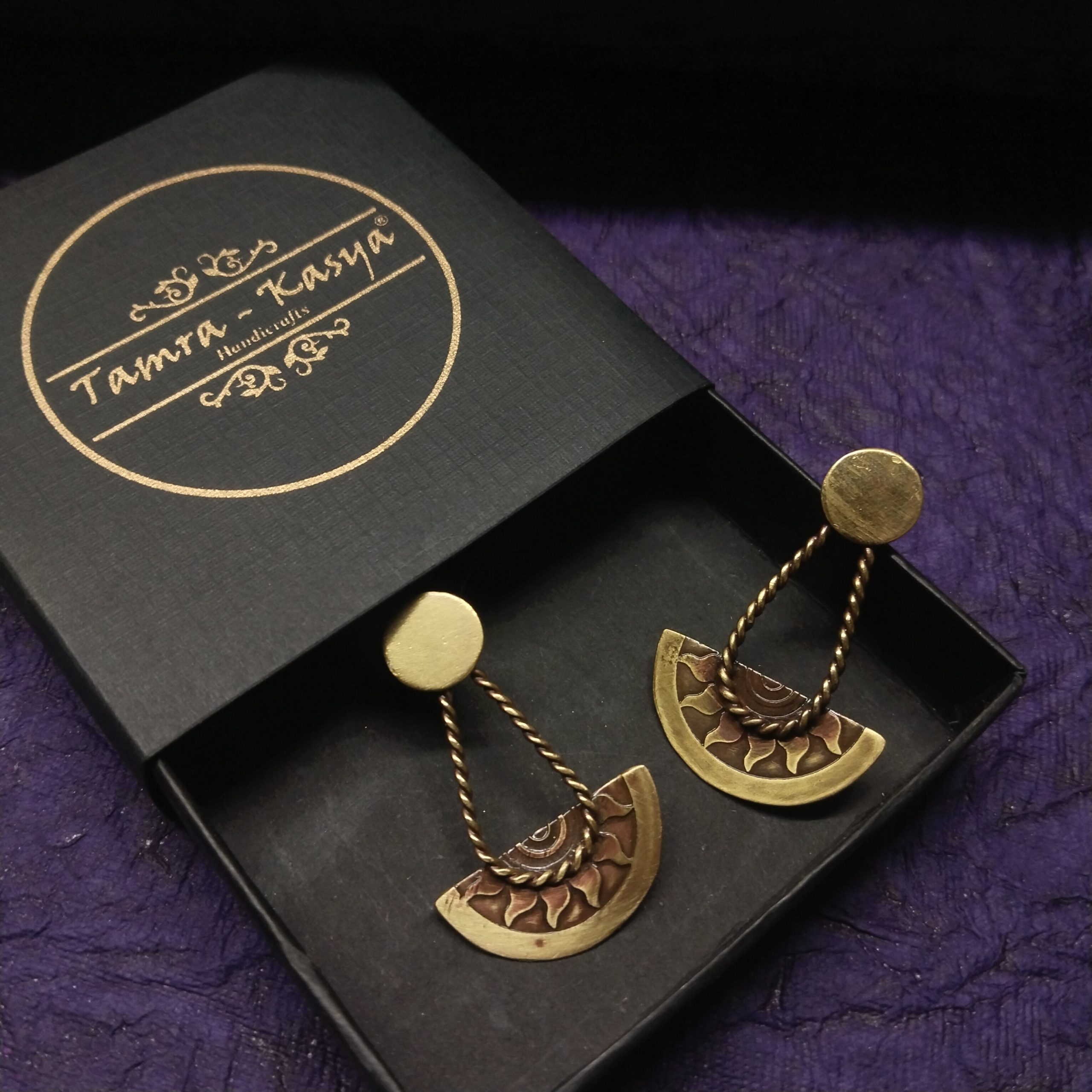 E86 Mauryan Earrings by Tamra-kasya