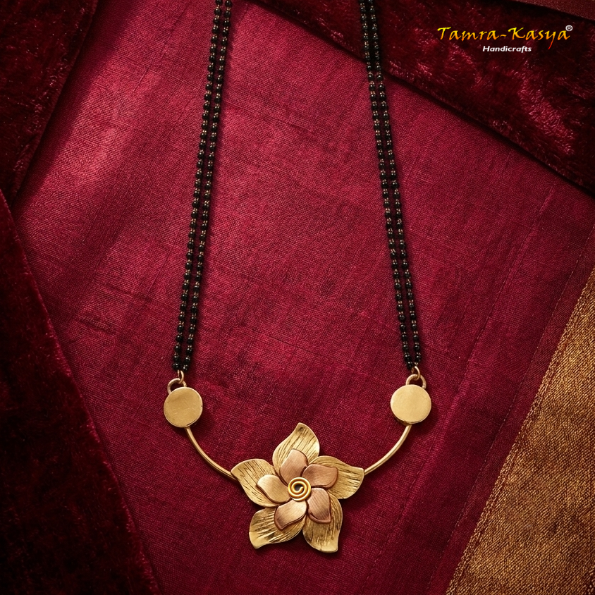 MN07-B1 periwinkle mangalsutra by tamra-kasya